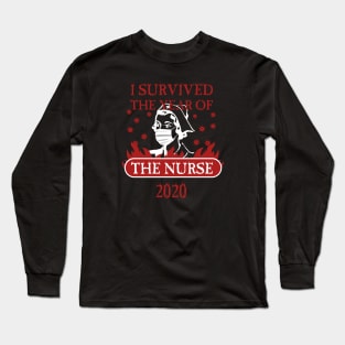 I Survived the Year of the Nurse 2020 Long Sleeve T-Shirt